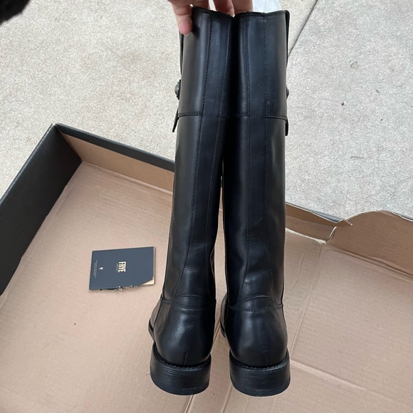 NIB Frye Jayden Button Tall Riding Boots in Black - Picture 9 of 14